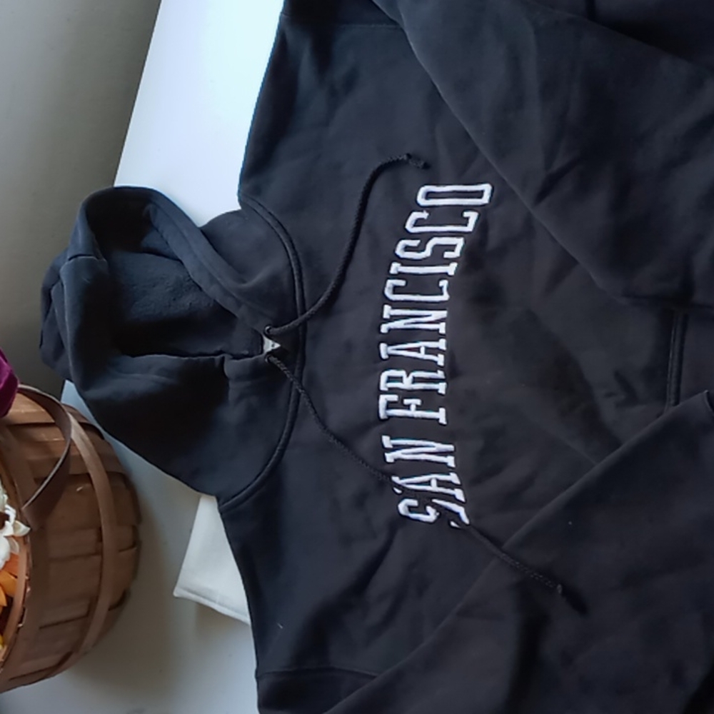 SAN FRANCISCO Black Unisex Graphic Hoodie